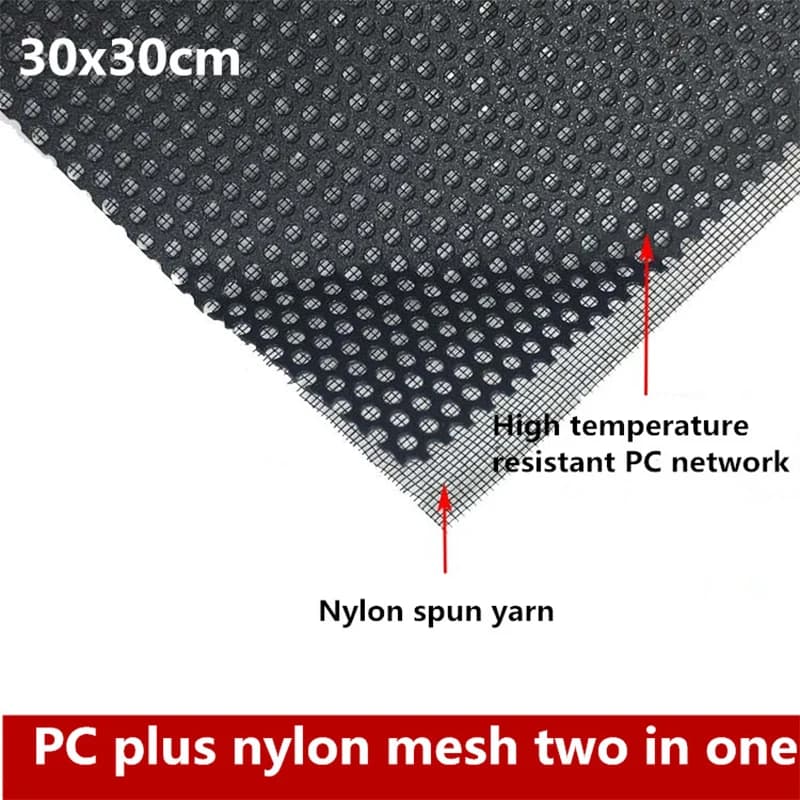Laptop dust filter chassis dust filter cotton fan dust ventilation filter group Double-layer dust net PC+Nylon combo pore