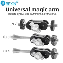 BEXIN Professional Magic Arm Clip Pea Clip Mount Adapter 1/4" Screw for Camera Phone Live LED Light Microphone Bracket Clip