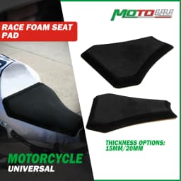 1PC Pre-Cut Universal Motorcycle Foam Seat Race Fairing Square Seats Pad Adhesive Racing Parts For KAWASAKI For YAMAHA For Honda