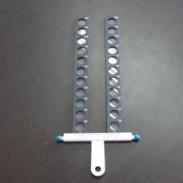Optometry Retinoscopy Rack Set Plastic 2 Pad 32 Diopters Max 15.00 Optional Aluminium Case | Rapid Retinoscopy