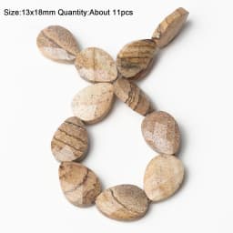 Natural Stone Picture Jasper Beads Round Heart Handmade DIY Loose Spacer Bead For Jewelry Making DIY Charms Bracelet Accessories