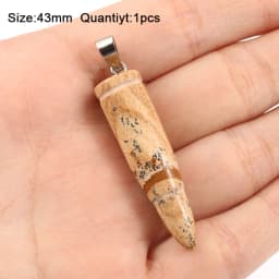 Natural Stone Picture Jasper Beads Round Heart Handmade DIY Loose Spacer Bead For Jewelry Making DIY Charms Bracelet Accessories
