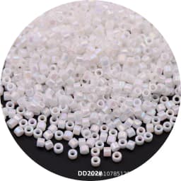 365pcs 2mm Japanese Metallic Bronze Cylindrical Glass Beads 10/0 Loose Spacer Seed Beads for Needlework Jewelry Making Sewing