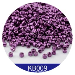 365pcs 2mm Japanese Metallic Bronze Cylindrical Glass Beads 10/0 Loose Spacer Seed Beads for Needlework Jewelry Making Sewing