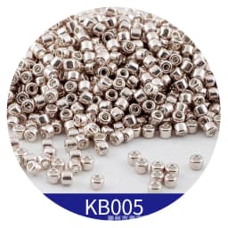 365pcs 2mm Japanese Metallic Bronze Cylindrical Glass Beads 10/0 Loose Spacer Seed Beads for Needlework Jewelry Making Sewing