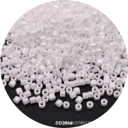 365pcs 2mm Japanese Metallic Bronze Cylindrical Glass Beads 10/0 Loose Spacer Seed Beads for Needlework Jewelry Making Sewing