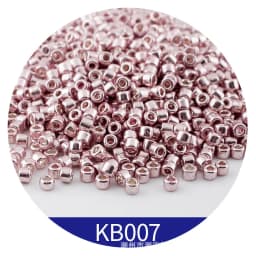365pcs 2mm Japanese Metallic Bronze Cylindrical Glass Beads 10/0 Loose Spacer Seed Beads for Needlework Jewelry Making Sewing