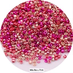 365pcs 2mm Japanese Metallic Bronze Cylindrical Glass Beads 10/0 Loose Spacer Seed Beads for Needlework Jewelry Making Sewing