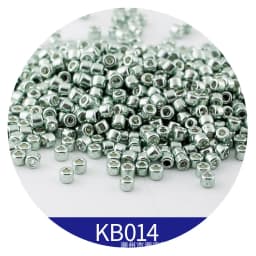 365pcs 2mm Japanese Metallic Bronze Cylindrical Glass Beads 10/0 Loose Spacer Seed Beads for Needlework Jewelry Making Sewing
