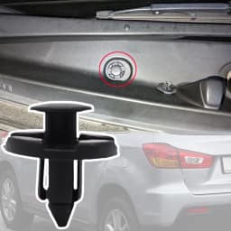 For Mitsubishi ASX 2010 - 2016 Outlander Sport Citroën C4 Aircross Bumper Wheel Arch Trim Clip Lining Liner Mud Flap Guard Rivet