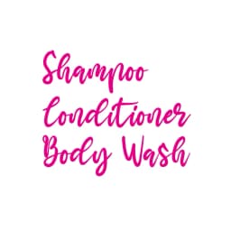 Shampoo Conditioner Body Wash Quotes Shower Bottle Stickers Bathroom Labels Vinyl Art Decals Shower Room Decor