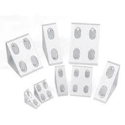 4Pcs/Lot Aluminum Profile Right Angle Triangle Block Triangle Connector Bracket for 2020 3030 4040 4545 2040 3060 Alu Profiles
