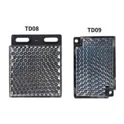 2Pcs Square Reflector for Photoelectric Sensor TD-08 for Proximity Switch Honeycomb Structure Reflection Plate TD-09