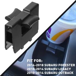 Center Console Cup Holder Insert Divider for Subaru Forester Legacy Outback 2010 2011 2012 2013 2014 2015 2017 2018 Accessories
