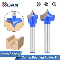 XCAN Millling Cutter 6mm Shank CNC Round Nose Bits 12-32mm Round Point Cut Bit Router Bit for Woodworking 1pc