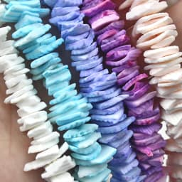 Irregular Perforated Purple White Blue DIY Fragments Natural Sea Shell Glitter Art Decoration Powder Bracelet Necklace Earrings