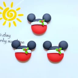 10Pcs New Cute Mini Christmas Cartoon Series  Flat Back Resin Cabochons Scrapbooking DIY Jewelry Craft Decoration Accessories