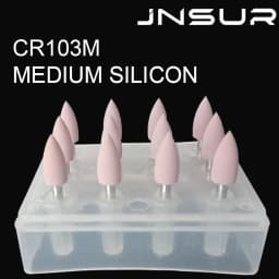 12pcs/box Dental Polisher Kit For Low-Speed Handpiece Dental Composite Kit Dentistry Porcelain/Natural Tooth Polishing Kit