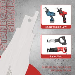 Vearter 30/50/100mm Stainless Steel Reciprocating Saw Blades 140mm Sabre Shovel For Cleaning Removal Tile Grout Glue Gap Tools