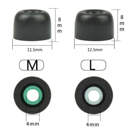 Memory Foam Earphones Ear Pads Case For Sony Wf-1000xm3 Wf-1000xm4 In-Ear Covers Earbud Tips Ear Caps Eartips Cushion