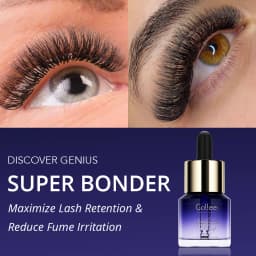 Gollee Super Bonder Extension Lashes for All Eyelash Extension Bonder Improve Durability Fixing Agent Help Adhesive for Eyelashe