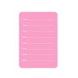 GAHAMACA Acrylic Lashes Holder Pad Individual Eyelash Tablet Palette Eyelash Pad Lash Extension Glue Pallet Holder Card