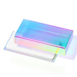 GAHAMACA Acrylic Lashes Holder Pad Individual Eyelash Tablet Palette Eyelash Pad Lash Extension Glue Pallet Holder Card