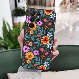 Showy Flowers Phone Case For Samsung Galaxy S25 S24 S23 S22 S21 S20 Ultra Plus FE Note 20 ultra 10 9 Plus Cover