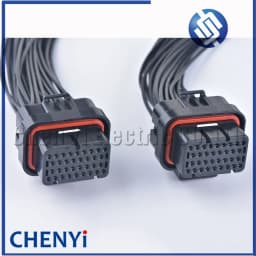 34 Pin Female or male Auto ECU Connector PCB Harness Plug With 30cm or 200cm Wires 4-1437290-1 2389578-1 2389578-2 4-1437290-0