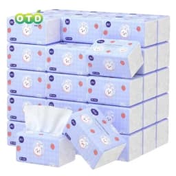 Facial Tissues Packs Pocket Paper Napkins Travel Size Mini Cute Print for Kid School Travel Camping Office Daily Use