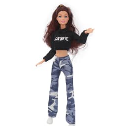 30cm Doll Full Set with Clothes and Shoes Famale Doll with Clothes Suit Accessories Girls Play House Dress Up Toy