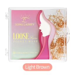 SongLashes 6D 0.07 Thickness Rainbow Promade Volume Fans 500 Colorful Loose Fans Pointed Base Eyelashes Extension