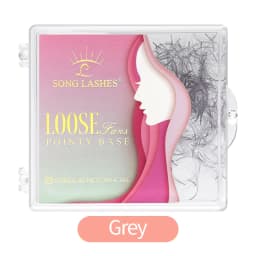 SongLashes 6D 0.07 Thickness Rainbow Promade Volume Fans 500 Colorful Loose Fans Pointed Base Eyelashes Extension