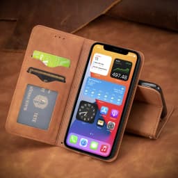 Strong Magnetic Leather Case For Motorola Moto G85 G75 G15 G05 G55 G54 G84 Edge 50 Neo 40 Pro Wallet Cards Solt Flip Book Cover