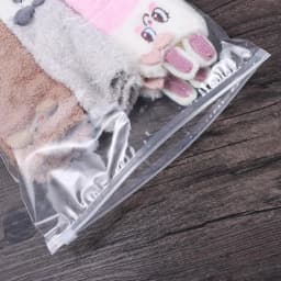 5PCS Clear Transparent Plastic Package Portable Zipper Lock Storage Bag Travel Self-sealed Organizer