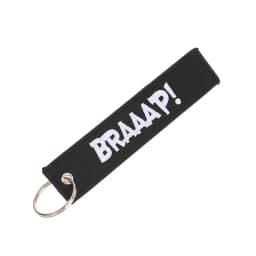 Motorcycle Keychain Car Embroidery Key Chain Gifts Tag Key Fobs Holder Loud Noise Loud Pipes Team Save Lives Keychain