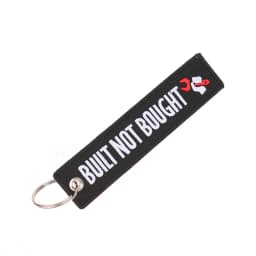 Motorcycle Keychain Car Embroidery Key Chain Gifts Tag Key Fobs Holder Loud Noise Loud Pipes Team Save Lives Keychain
