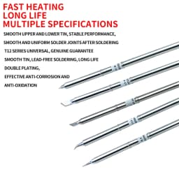 Lefavor T12 Series Soldering Tips for Soldering Welding Iron FX951 FX-952 Soldering Station High Quality