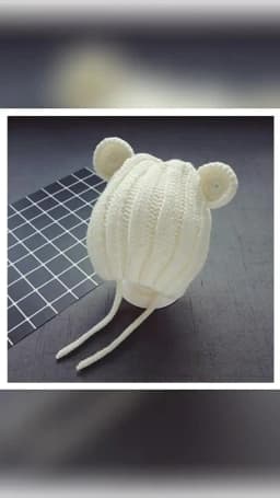 0-2 Years Baby Hat Autumn Winter Ear Rabbit Knitted Kids Hat Baby Girls Baby Boys Cute Wool Hat Baby Accessories Newborn