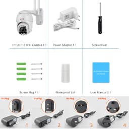 Wifi PTZ IP Camera 5MP 5X Optical Zoom Wi-Fi Security Outdoor CCTV Surveillance Speed Dome Video Camara Color Night Camhi Cam