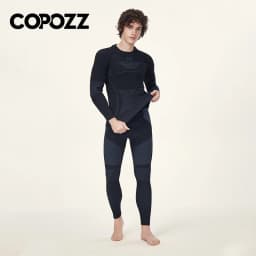 COPOZZ Men Women Ski Thermal Underwear Sets Sports Quick Dry Tracksuit Fitness Workout Exercise Tight Shirts Jackets Sport Suits