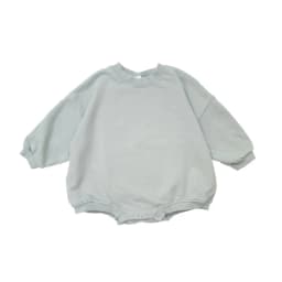 INS 0-24M Newborn Infant Baby Girl Boy Sweatshirt Romper Toddler Long Sleeve Basic Cotton Oversize Rompers Baby Clothes Jumpsuit