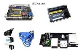 FPGA Development Board CycloneIV EP4CE6 with LCD VGA OV7670 Camera & Network Interface, JTAG AS Programmer for Electronics Learn