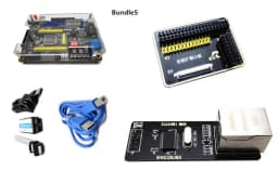 FPGA Development Board CycloneIV EP4CE6 with LCD VGA OV7670 Camera & Network Interface, JTAG AS Programmer for Electronics Learn