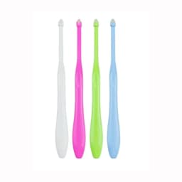 4pcs Orthodontic Single Head Interdental Brush Toothbrush Small Head Soft Hair Correction Teeth Braces Oral Care Dental Floss