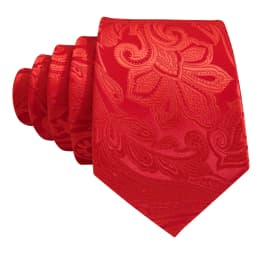 Fashion Men Tie Set Red Burgundy Solid Paisley Striped Plaid Floral Necktie Handkerchief Cufflinks Wedding silk Business