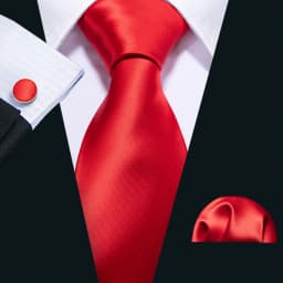 Fashion Men Tie Set Red Burgundy Solid Paisley Striped Plaid Floral Necktie Handkerchief Cufflinks Wedding silk Business