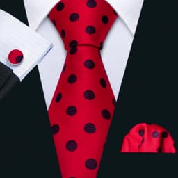 Fashion Men Tie Set Red Burgundy Solid Paisley Striped Plaid Floral Necktie Handkerchief Cufflinks Wedding silk Business