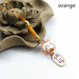Keychain Hang Japanese Charm Lucky Cat Bag Accessories Phone Straps Phone Key Strap Phone Key Chain Lanyard Bell Ornaments