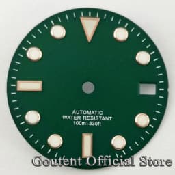 Goutent 28.5mm Sterile Watch Dial Hands For NH35/NH35A ETA2824/2836 Miyota 8205/8215/821A DG2813/3804 Movement Watch Face